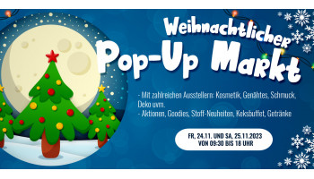 Weihnachtlicher DIY Pop-Up-Markt - 24.11 und 25.11