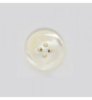 Perlmutter-Knopf naturweiß 12 mm