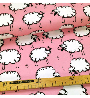 Sommersweat Pink Sheep