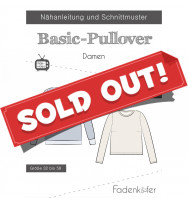 Schnittmuster Fadenkäfer Basic-Pullover Damen