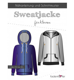 Schnittmuster Fadenkäfer Sweatjacke Herren