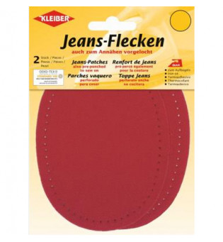 Jeans-Flecken rot