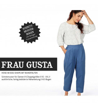 Schnittmuster Hose Frau Gusta