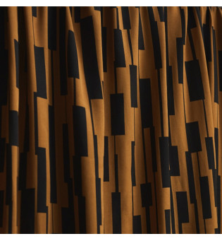 Feiner Viskose-Twill Un-Square gold