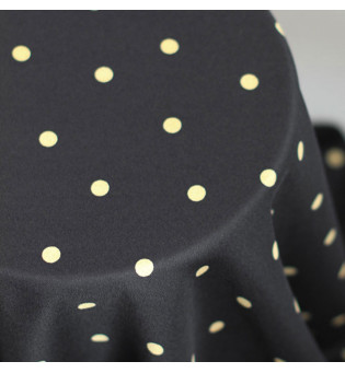 Leia Viskose-Crepe Jolly Dots black